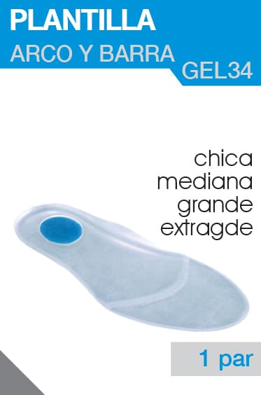 Plantilla con Arco y Barra Metatarsal