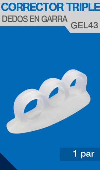 Corrector Triple para Dedos en Garra