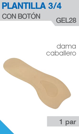 Plantilla 3/4 con Botón Anatómico