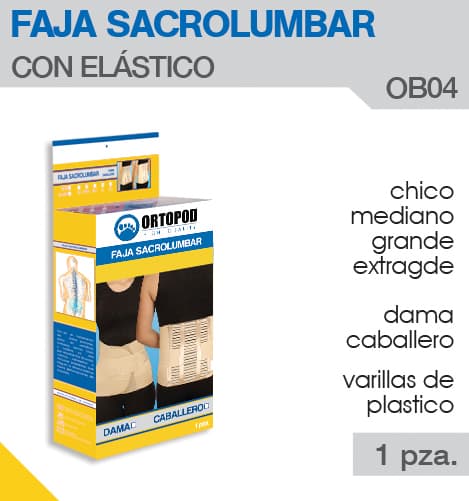 Faja Sacrolumbar con Elástico